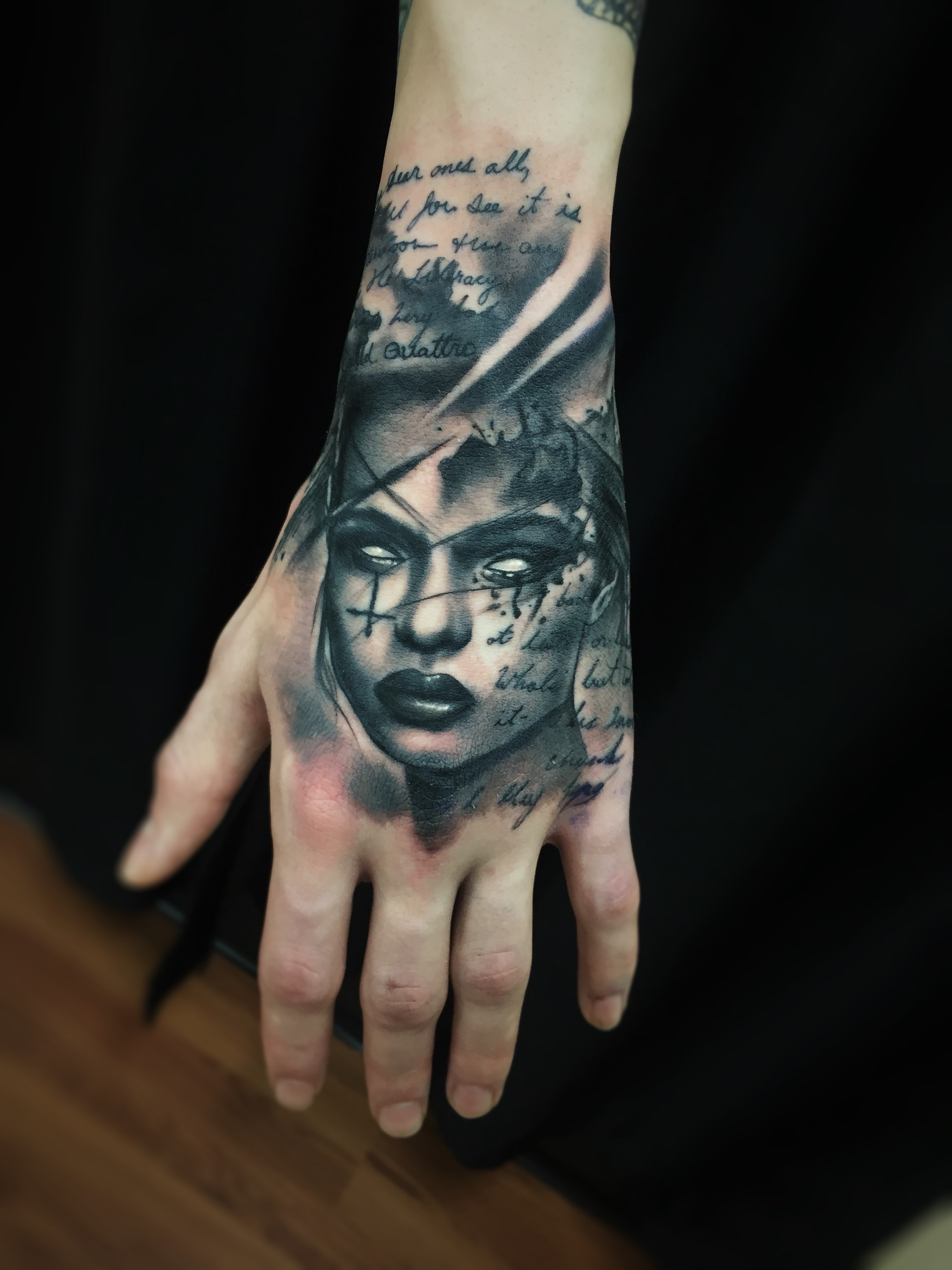 High End Black and Grey Tattoo